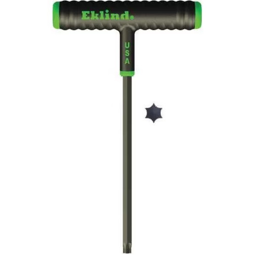 6" Ergonomic T25 Tip Size T-Handle Key