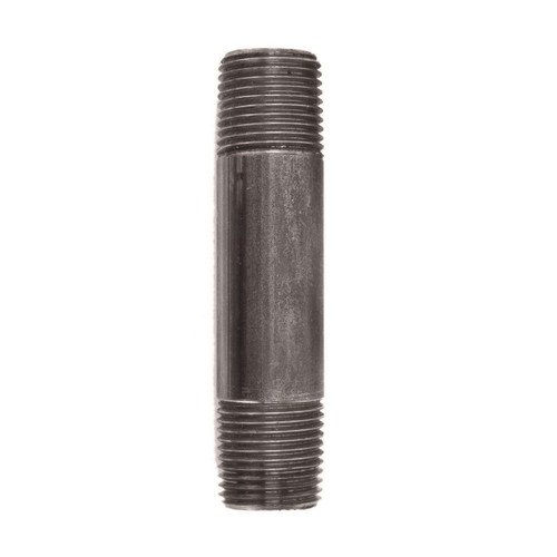 1/2 in. MIP each X 1/2 in. D MIP Black Steel 3-1/2 in. L Nipple
