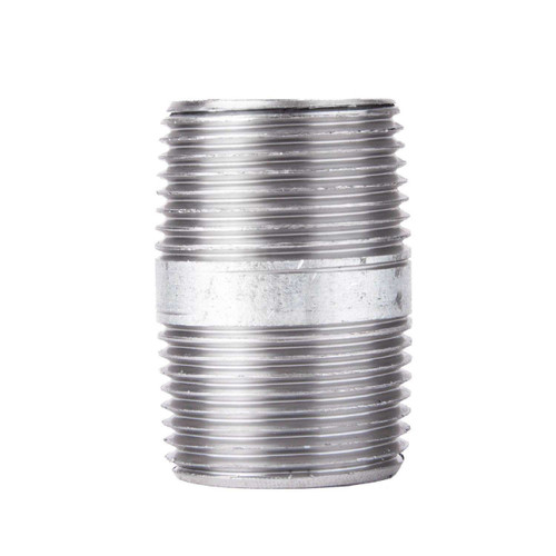 3/8 in. MIP each X 3/8 in. D MIP Galvanized Steel 1-1/2 in. L Nipple