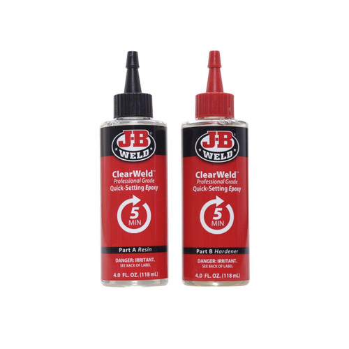 Clear Weld High Strength Epoxy 8 oz