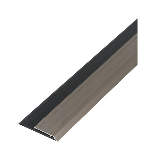 Silver Aluminum/Vinyl Sweep For Doors 36 in. L X 1/4 in.