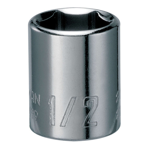 1/2 in. X 1/4 in. drive SAE 6 Point Shallow Socket