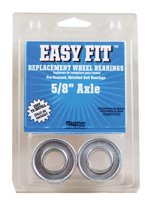 Easy Fit 500 lb. cap. Wheel Bearings Steel 2 pk