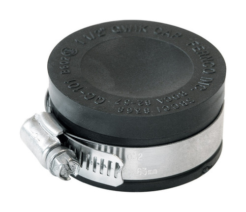 Schedule 40 1-1/2 in. Hub Hub PVC Drain Cap