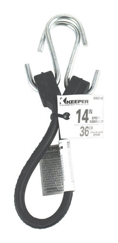 Black Tarp Strap 14 in. L 1 pk
