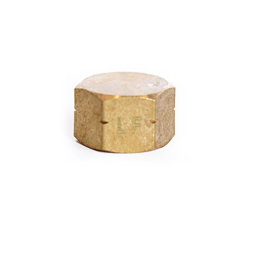 3/8 in. Compression Brass Cap