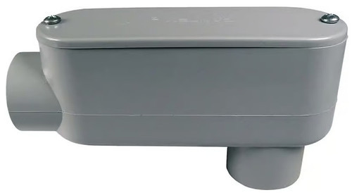1/2 in. D PVC Conduit Body For PVC