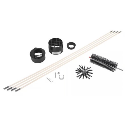 12 Ft L Black/White Plastic Vent Cleaning Kit