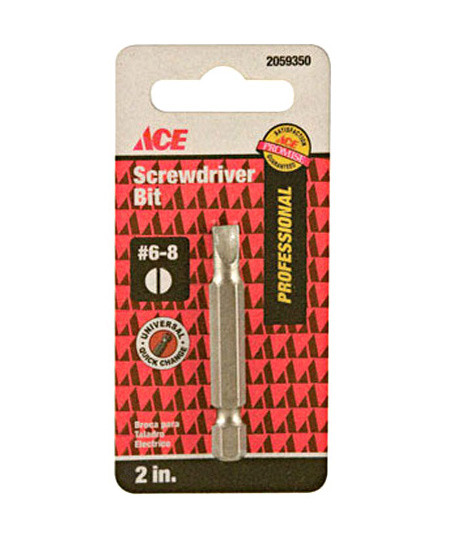 Slotted Screwdriver Bit