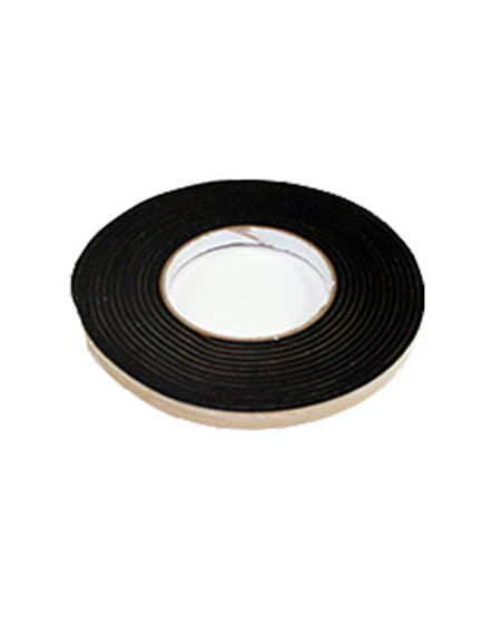 1/8" Single Sided Foam Tape - Black