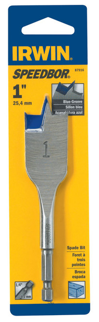 Irwin Speedbor Carbon Steel Hex 1 in. - 2305019