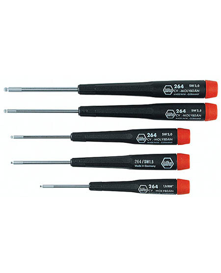 5 Piece Metric Ball End Hex Driver - 26491