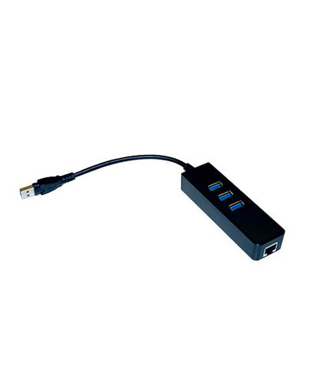 3 Port Usb 3.0 To Ethernet Adaptor - 2655-002