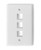 3-Cavity Keystone Wall Plate - 310-203WH