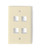 4-Cavity Keystone Wall Plate - 310-204IV