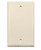 Blank Single Wall Plate - Ivory