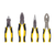 Bi-Material Plier Set (4-Piece)