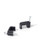 RG-6 Dual Nail Clip: Black/Bag Of 100 - CC-6D