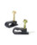 Dual Fast Clip - Black (100 Pack)