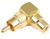 RCA Right Angle Adapter - Gold