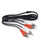 Stereo RCA/RCA Audio Patch Cable - 3 Ft.