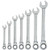 12 Point Metric Ratcheting Combination Wrench Set 7 pc