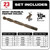 23 PC Red Helix Cobalt Drill Bit Set