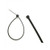 7 Inch Black Zip Ties, 100 pk
