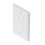 Offset Ivory 1F Wall Plate