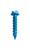 1/4 in. D X 1-1/4 in. L Steel Hex Head Concrete Screw Anchor - 75 Pack