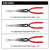 Long Reach Hose Grip Pliers Set - (3 Piece)