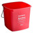 6 Quart Sanitizing Red Bucket