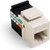 GigaMax Cat 5e QuickPort Jack, Light Almond