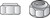 1/4 in. Stainless Steel SAE Nylon Lock Nut 50 pk