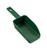 Plastic Green Hand Scoop 16 oz