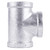 3/8 in. FIP each X 3/8 in. D FIP 3/8 in. D FIP Galvanized Malleable Iron Tee