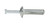 1/4 in. D X 1 in. L Steel Mushroom Head Hammer Drive Anchor 100 pk