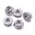 M5-0.8 (100 pcs) Serrated Flange Hex Nuts, Hexagon Flange Nuts 304 Stainless Steel 18-8, Bright Finish, Full Thread