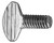 5/16"-18 Zinc-Plated Thumb Screws - 25 Pack