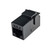 Cat6 Unshielded Keystone Feed-Thru Coupler  Black