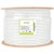 White Cat6 Direct Burial Outdoor Cable - 1,000 FT