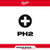 SHOCKWAVE 3-1/2 Inch Impact Phillips #2 Power Bits (5PK)