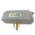 Grounded 3 Outlet Power Adapter - White