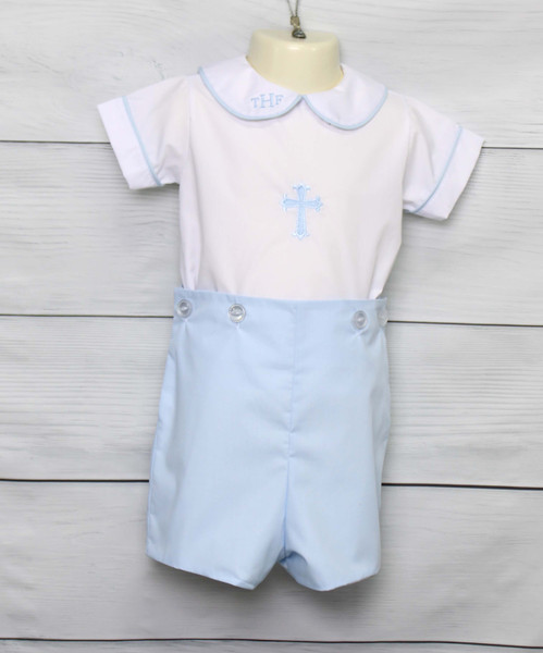 boys baptism outfit