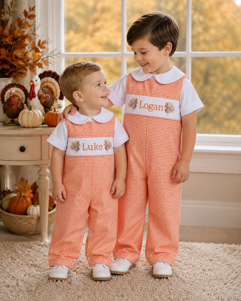 Matching Siblings Thanksgiving Outfits