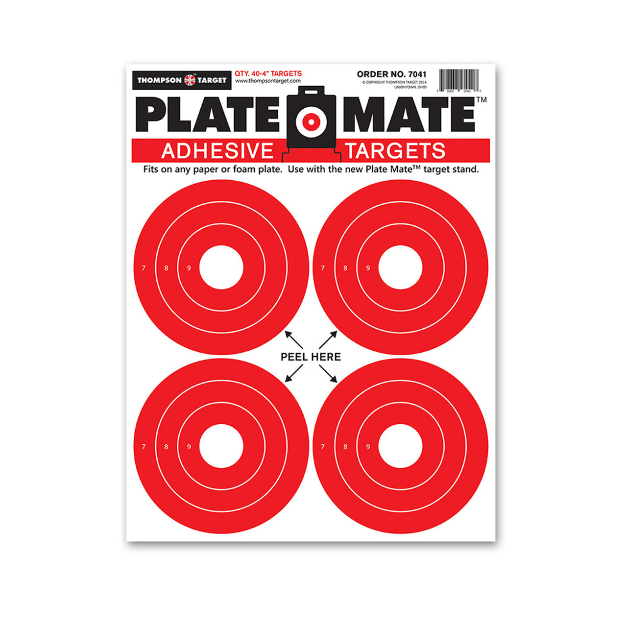 Shooting Targets 8 Adhesive Target Shot Rifle Paper Target