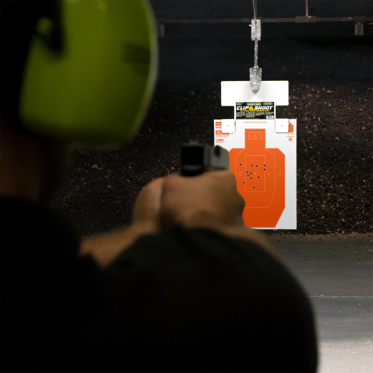 Uspsa Target Keychain Basic Training 75% IPSC/USPSA Economy Shooting Targets
