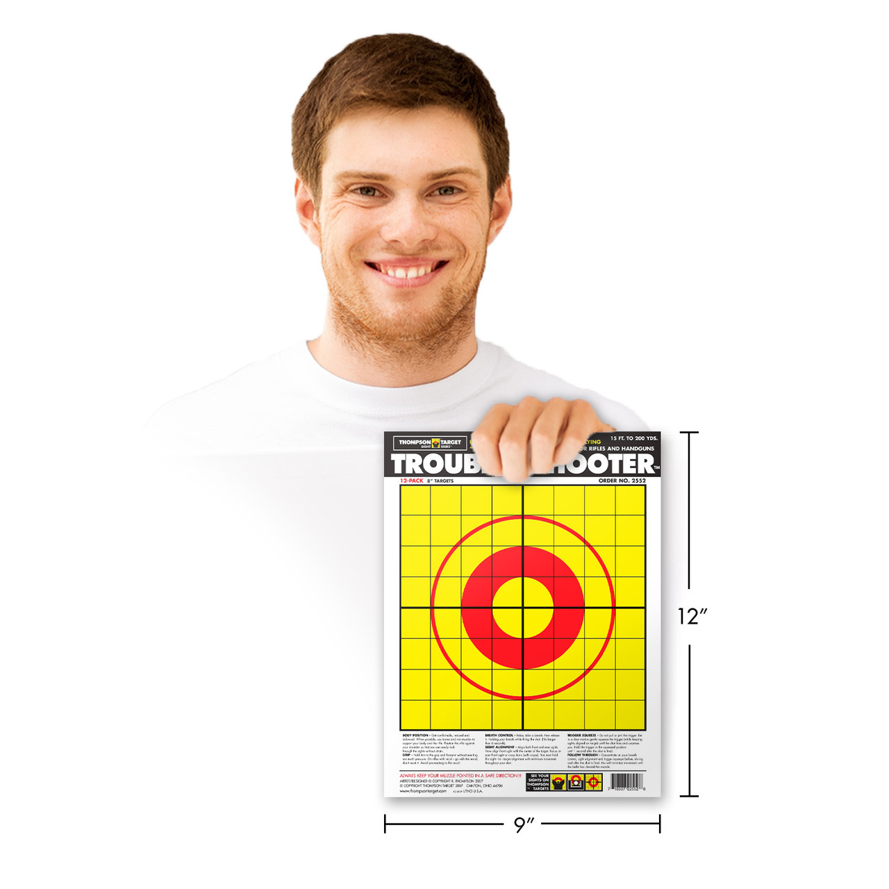Trouble Shooter 9"x12" Paper Diagnostic Shooting Targets