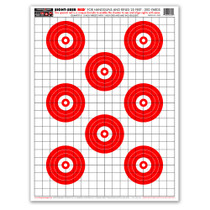 Sight Seer Red 19"x25" Paper Bullseye Shooting Targets by Thompson