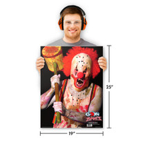 Clown 19"x25" Paper Zombie Shooting Target for Gun Fun by Thompson Size Info